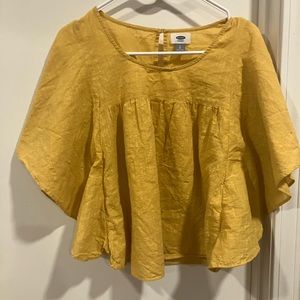 Women’s Old Navy Linen blend Top Size Small